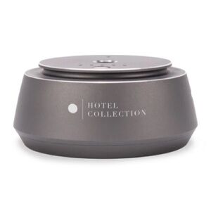 Hotel Collection Gray Metallic Car Scent Diffuser Base with One Scent Oil.